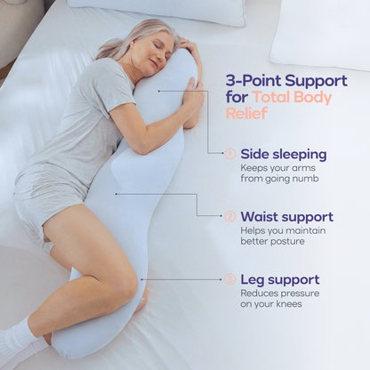 BodyAlign Cooling Pillow, Wake Up Without the Aches