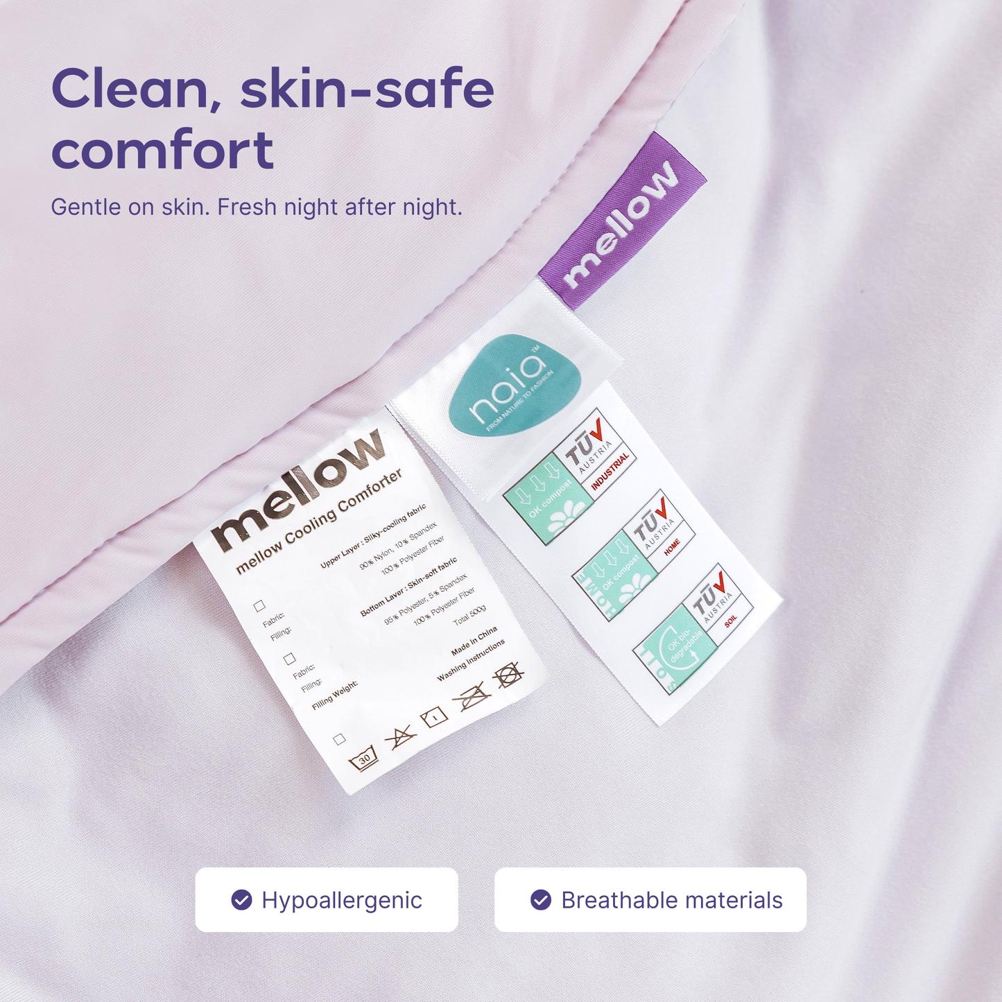 CloudCool™ Cooling Comforter, Cool-to-the-Touch on Both Sides