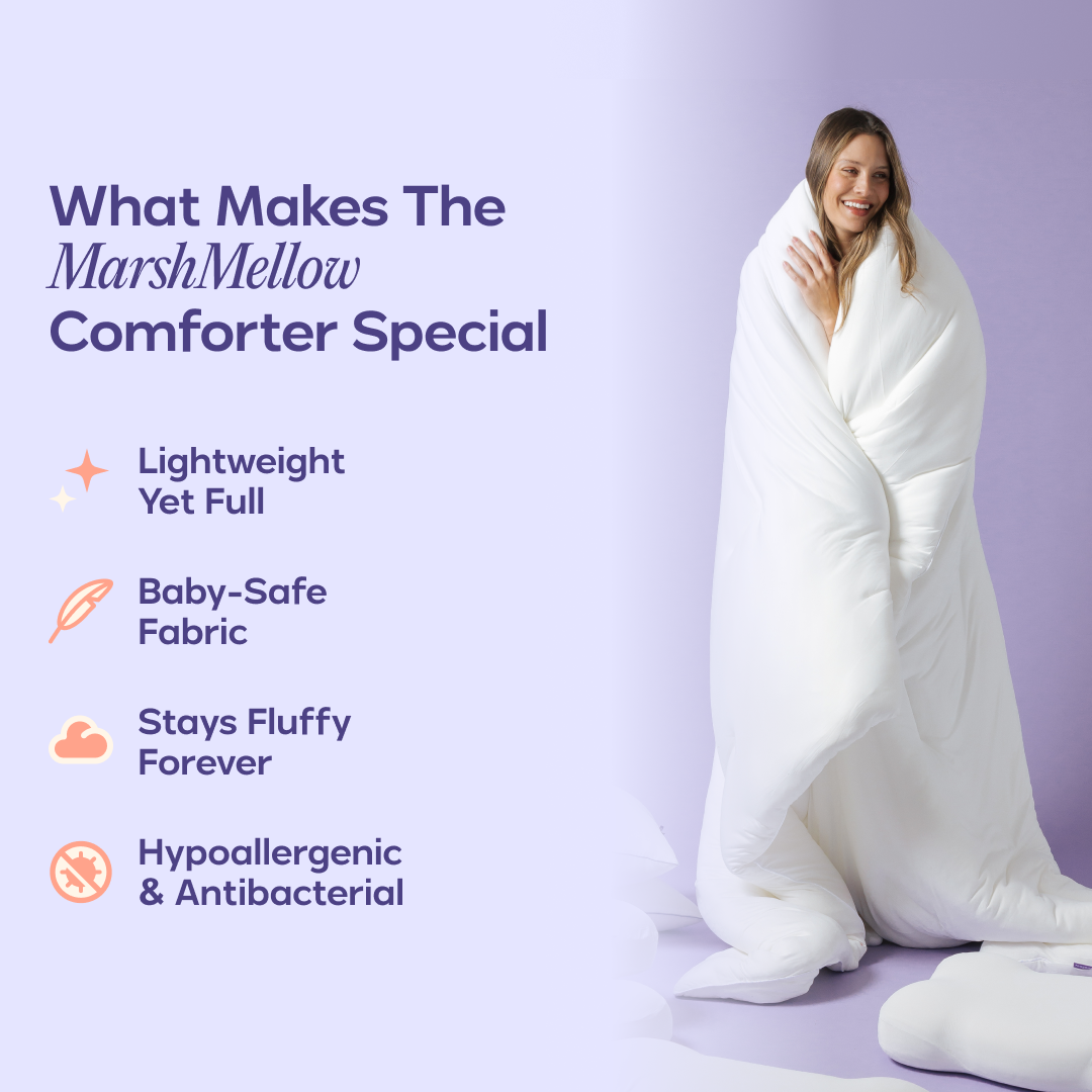 MarshMellow Comforter, The Softest Comforter You'll Ever Own