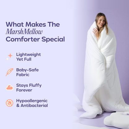 MarshMellow Comforter, The Softest Comforter You'll Ever Own
