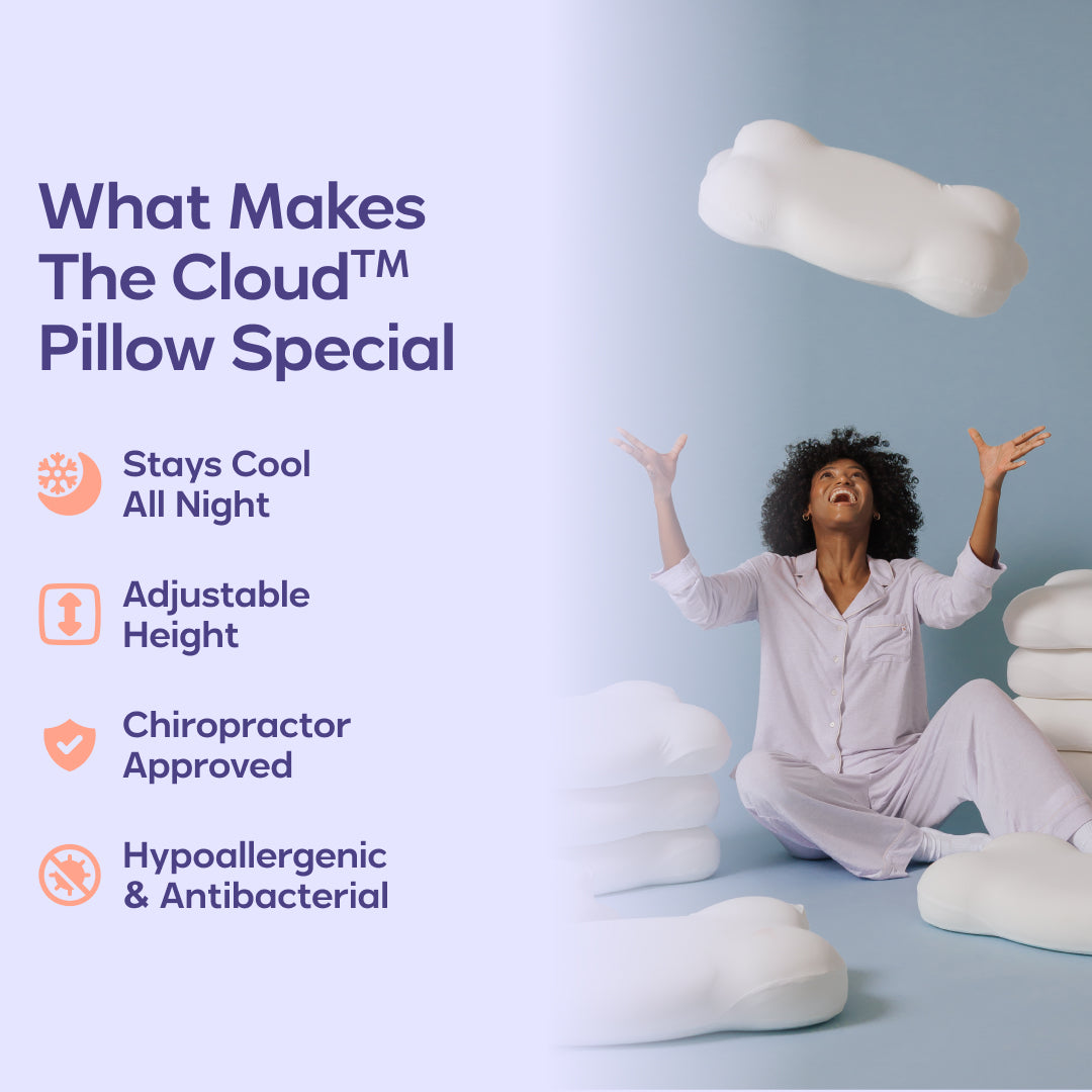 CloudAlign™ Pillow, Wake Up Pain-Free