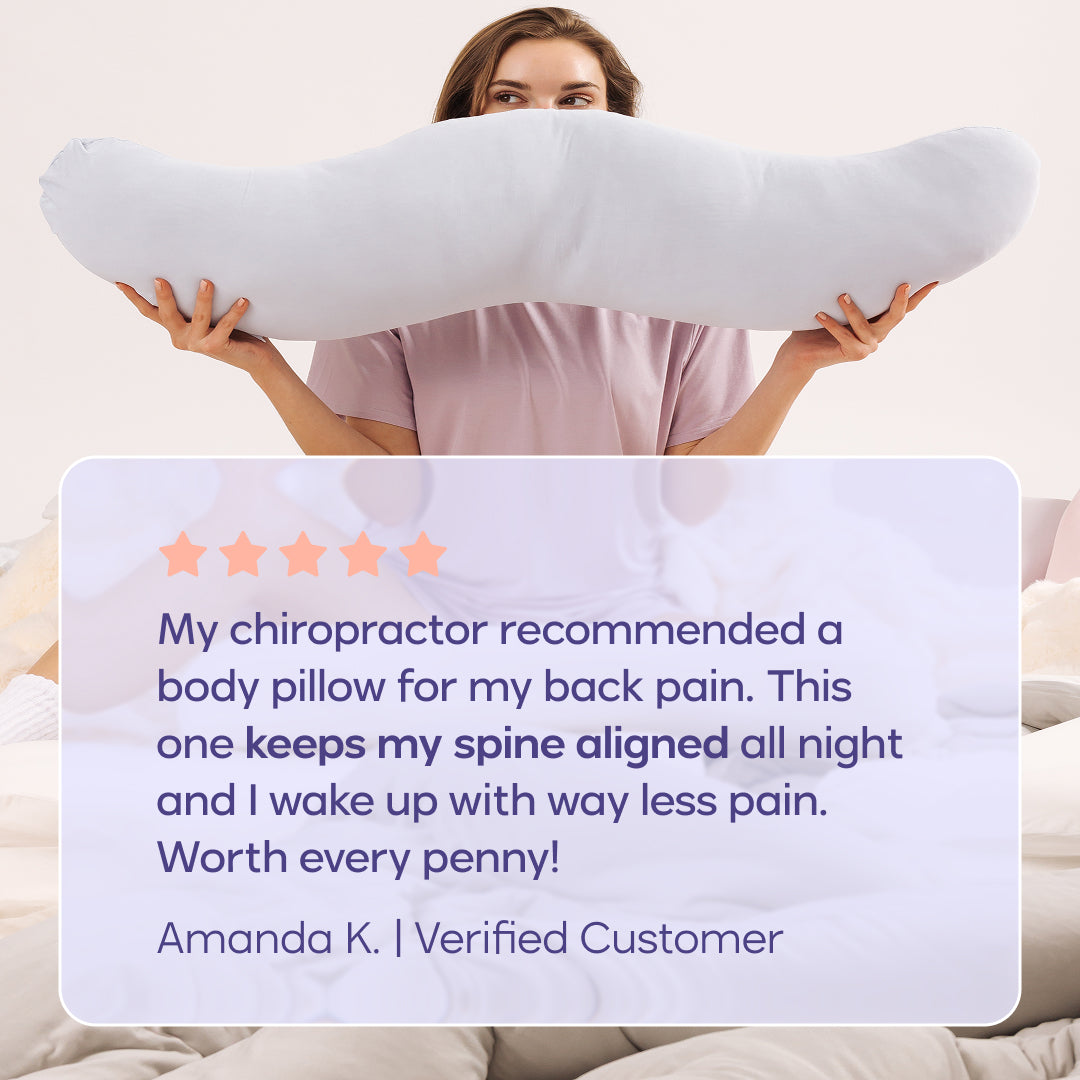 BodyAlign Cooling Pillow, Wake Up Without the Aches